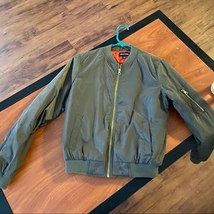 Green Bomber Jacket
